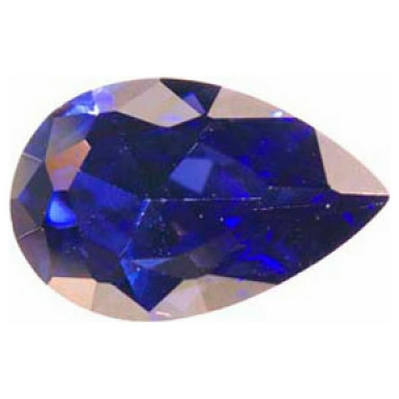12X8mm Pear Tanzanite CZ - Pack of 1