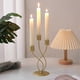 thumbnail image 3 of 3pcs Golden Candlestick Set Luxury Elegant Metal Iron Candle Holders European Decorative Table Candle Stands, 3 of 5