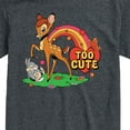thumbnail image 3 of Bambi - Too Cute - Men's Short Sleeve Graphic T-Shirt, 3 of 5