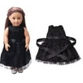 thumbnail image 3 of A-Waroom 1 Pcs 18 inch Doll Summer Dress Princess Dress Elegant Lace Dress with Rose Belt for 18 inch Doll, 3 of 4