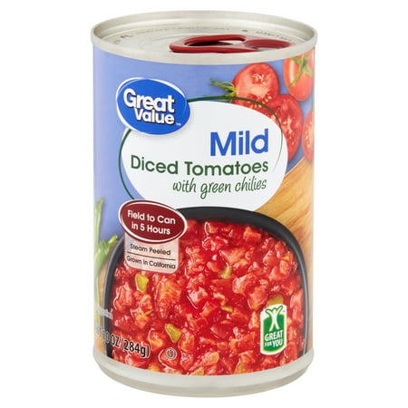MILD DICED TOMATOES WITH GREEN CHILIES