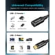 thumbnail image 5 of Cable de extensión USB C CLEEFUN de 0,3 m/1 pie USB C 3.2 macho a hembra, 5 of 7