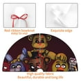 thumbnail image 3 of Lsque Five Nights At Freddy'S Print Christmas Tree Skirt, Tree Skirt with Ties or Velcro, Perfect for Holiday Decorations, Halloween, and New Year-36", 3 of 7
