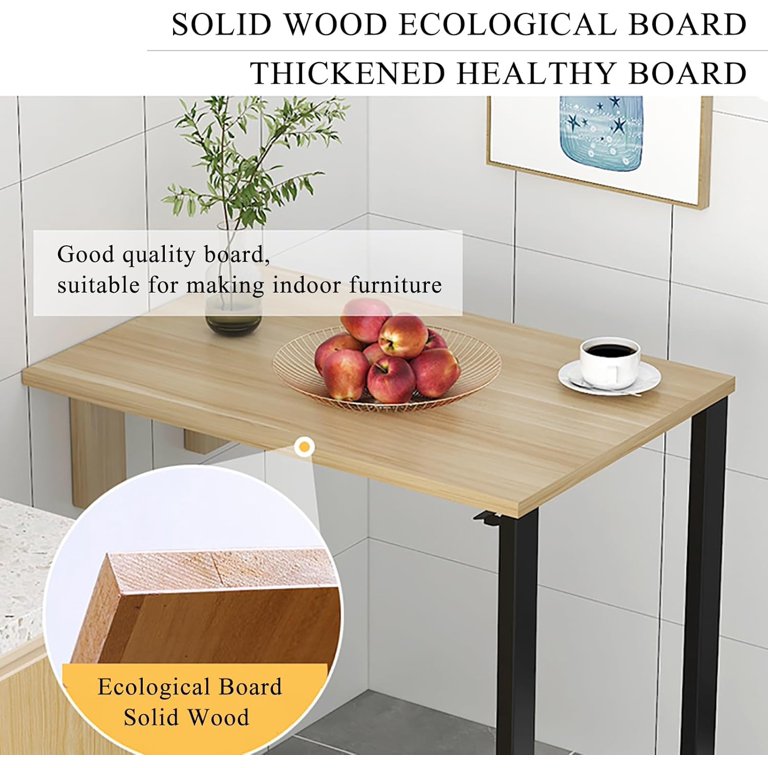 Wall Mounted Folding Dining Table,Wall Collapsible Desk,Fold Down