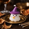 thumbnail image 5 of Halloween Ghost Scented Candle Freesia Pumpkin Ghost Wax Candle 2.44x2.99 Inch Cute Spooky Home Table Decor Holiday Gift, 5 of 8