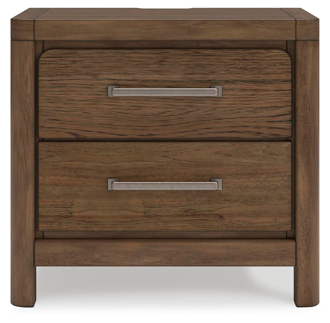 Signature Design by Ashley Cabalynn 2 Drawer Nightstand, Light Brown