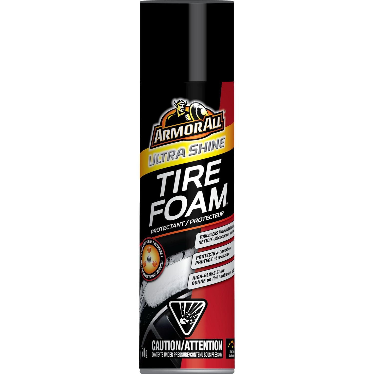 Armor All Ultra Shine Tire Foam Protectant Aerosol (18 ounces), Tire Foam Protectant Aerosol