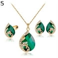 thumbnail image 2 of Besufy Women Jewelry Set Rhinestone Wedding Pendant Necklace Earrings Ring, 2 of 6