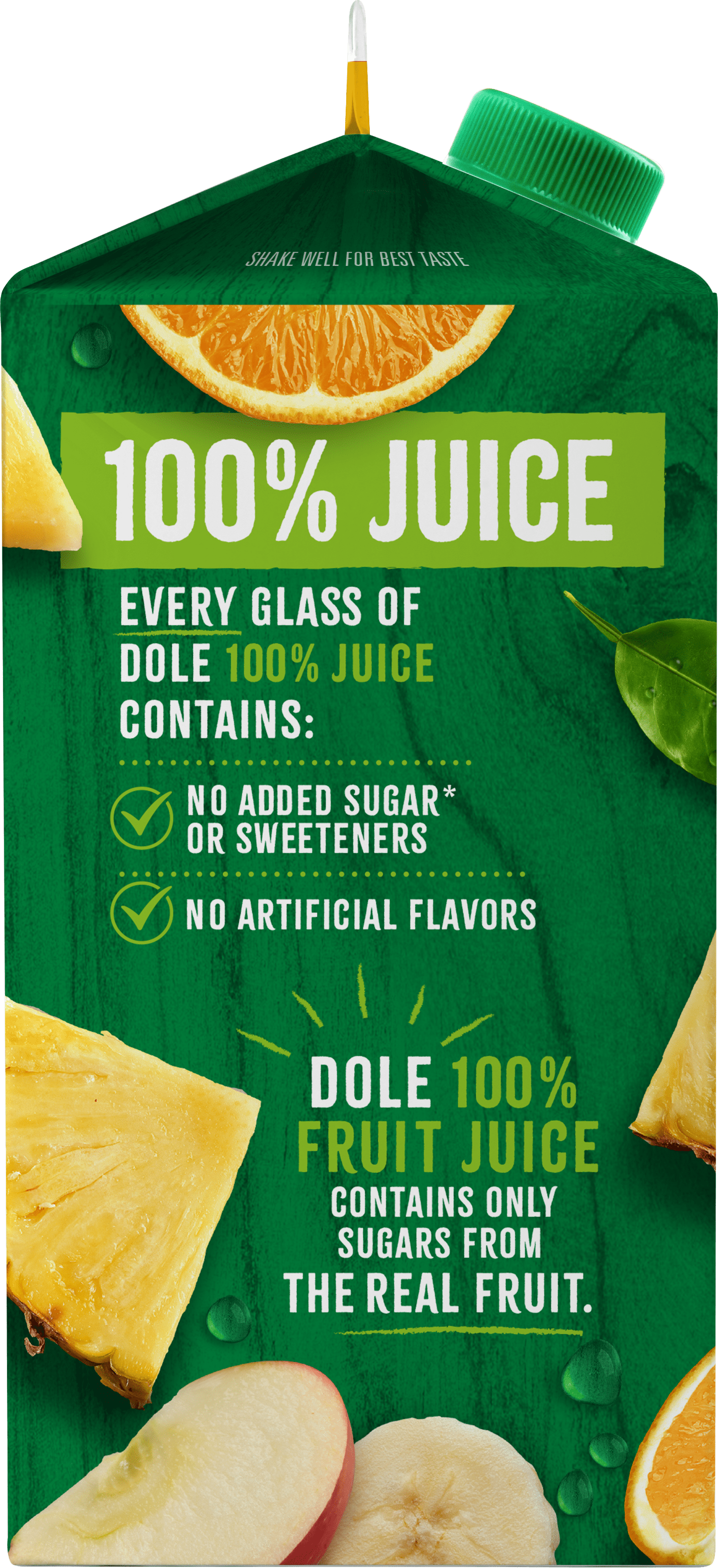 Dole 100% Juice, Chilled Pineapple Orange Banana, 52 Fl Oz