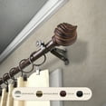 thumbnail image 5 of InStyleDesign  Mya Adjustable Curtain Rod Black 28 to 48 inches Black Finish, 5 of 5