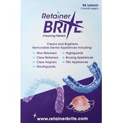 NEW Retainer Brite Dental Cleaning Tablets - 96 Tablets 3 Month Cleaner Supply