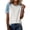 White, variant on YVNAURA Womens Summer Crewneck T Shirts Casual Vacation Outfits Short Sleeve Loose Fit Tees Going Out Tops Breathable Lightweight Everyday Basic Summer Tops for Women 2026, White,L