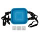 thumbnail image 1 of Silicone Collapsible Ice Bath Bucket, Portable, Effective and Refreshing, Ideal for Home or Travel, Blue, 1 of 4