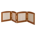 thumbnail image 3 of Ruffluv 4 Panel Expansion Pet Gate - Medium - 24"H - Chestnut Finish, 3 of 3
