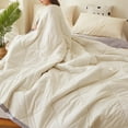 thumbnail image 6 of Kdkad Home Quilt Queen Size, Solid Color Bedspread,Lightweight Quilt for Summer Ultra-Soft, Soft Lightweight Microfiber Coverlet, Luxurious Warm Bed Cover for All Seasons, 6 of 9