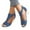 Blue, variant on Babysbule Sandals for Women Summer Ladies Shoes Open Toe High Heel Sandals Solid Color Casual Women's Sandals