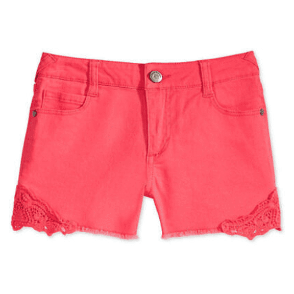 Epic Threads By Macy's Girls' Crochet Trim Shorts (Cherry Paradise, 8)