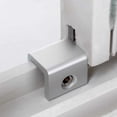 thumbnail image 4 of 8 Sets Safety Sliding Sash Window Latches Window Lock Stop Stopper With Keys Home Window Aluminum Alloy Door Frame Security Lock, 4 of 7