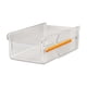 thumbnail image 2 of Caja organizadora de cajones ampliable Cesta de almacenamiento de plástico de gran capacidad • Blanca transparente • Contenedor con compartimento apilable 22x14x10cm • Diseño deslizante resistente, 2 of 6