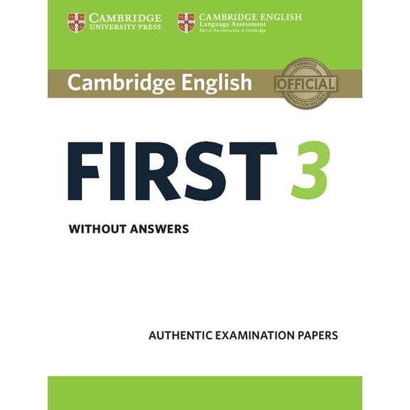 Fce Practice Tests Cambridge English First 3 Student's Book Without Answers, (Paperback)