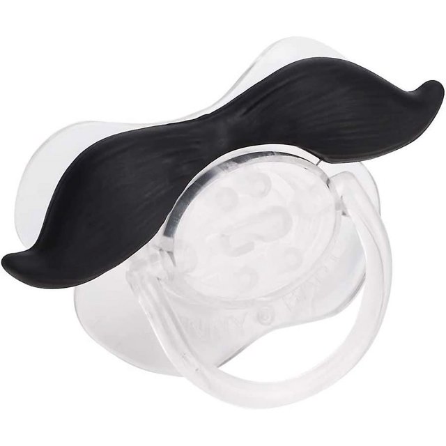 Chupete de silicona suave para bebé, chupete divertido, labios, mordedor con barba, juguetes para bebé, juguetes de baño para lactancia infantil