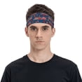 thumbnail image 2 of Daiia Fire Truck 1 printed Men's Performance Headband,Sports Headbands,Moisture Wicking Workout Headband, 2 of 9