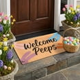 thumbnail image 2 of Anjinsoft Outdoor Easter Entrance Doormats 17" x 30", Thick Rubber Backed Non Slip Non-absorbent Entryway Rugs , Bunny Ears, 2 of 7