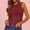 Wine, variant on Aloohaidyvio Tank Tops for Women,Women's Summer Solid Color Basic Tank Tops 2024 Round Neck Soft Casual Loose Sleeveless Shirts