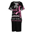 thumbnail image 3 of I Wear Pink For Some Breast Cancer Awareness Loose Pocket Dress women long dresses wedding dresses for woman, 3 of 6