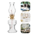 thumbnail image 2 of Nestingho 2 Sets of Glass Kerosene Oil Lamps Lanterns Vintage Oil Lamps Table Decors Chamber Lamps with Wicks, 2 of 7