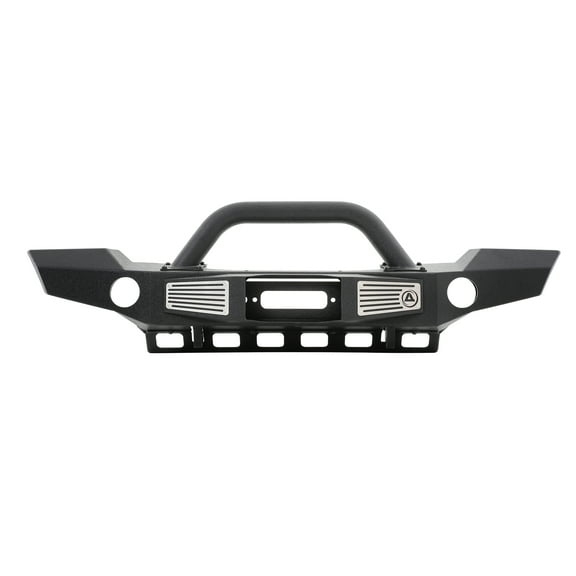 Smittybilt XRC Atlas Front Bumper with Grille Guard and Fog Light Holes (Black) - 76892