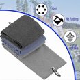 thumbnail image 3 of 3pcs Tri-fold Golf Towel, Microfiber Golf Towel With Clip Golf Towels With Loop, 3 of 5