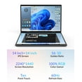 thumbnail image 4 of CRELANDER Dual Screen Laptop Computer 14+14 Inch N95 360 Degree Folding RAM 32G SSD 1T, 4 of 10