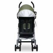 Jeep TurboGlyde Plus Stroller by Delta Children - Lightweight Travel Stroller Only Weighs 13.7 Pounds, Olive Green