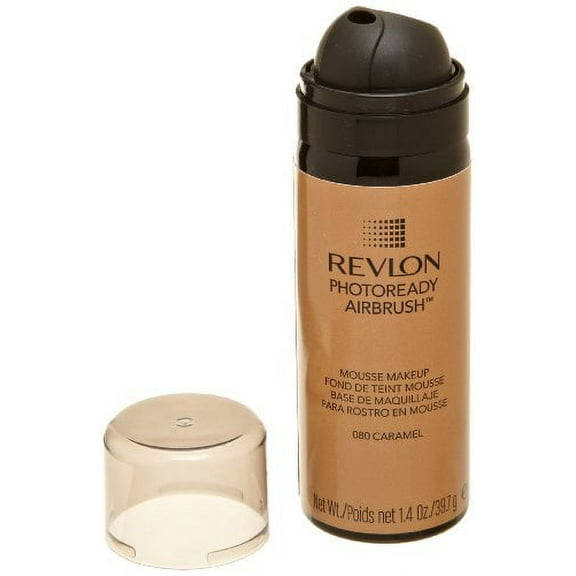 REVLON Photoready Airbrush Mousse Makeup, Caramel, 1.4 Ounce