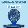 thumbnail image 2 of Swimline Deluxe Winter Cover, 28 ft Round, Blue & Black, Above-ground Pool Cover, 2 of 7