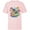 Soft Pink, variant on Disney Lilo & Stitch Group Family Trip Best Vacation Ever - Short Sleeve T-Shirt for Kids - Customized-White