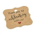 Wrapping Paper Label Wedding Rustic Party Decoration Thanks For ...