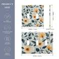 thumbnail image 3 of Dailycode Light Switch Plate Covers 2 Gang Wall Plate Plastics Outlet Covers for Kitchen Home Office Decor Peach Flowers with Gingham, 3 of 8