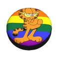 thumbnail image 3 of Cute Cartoon Garfield Spare Tire Cover Wheel Protectors For Trailer Rv Suv Truck Camper Travel Fits For Tire Diameter 15 Inch, 3 of 6