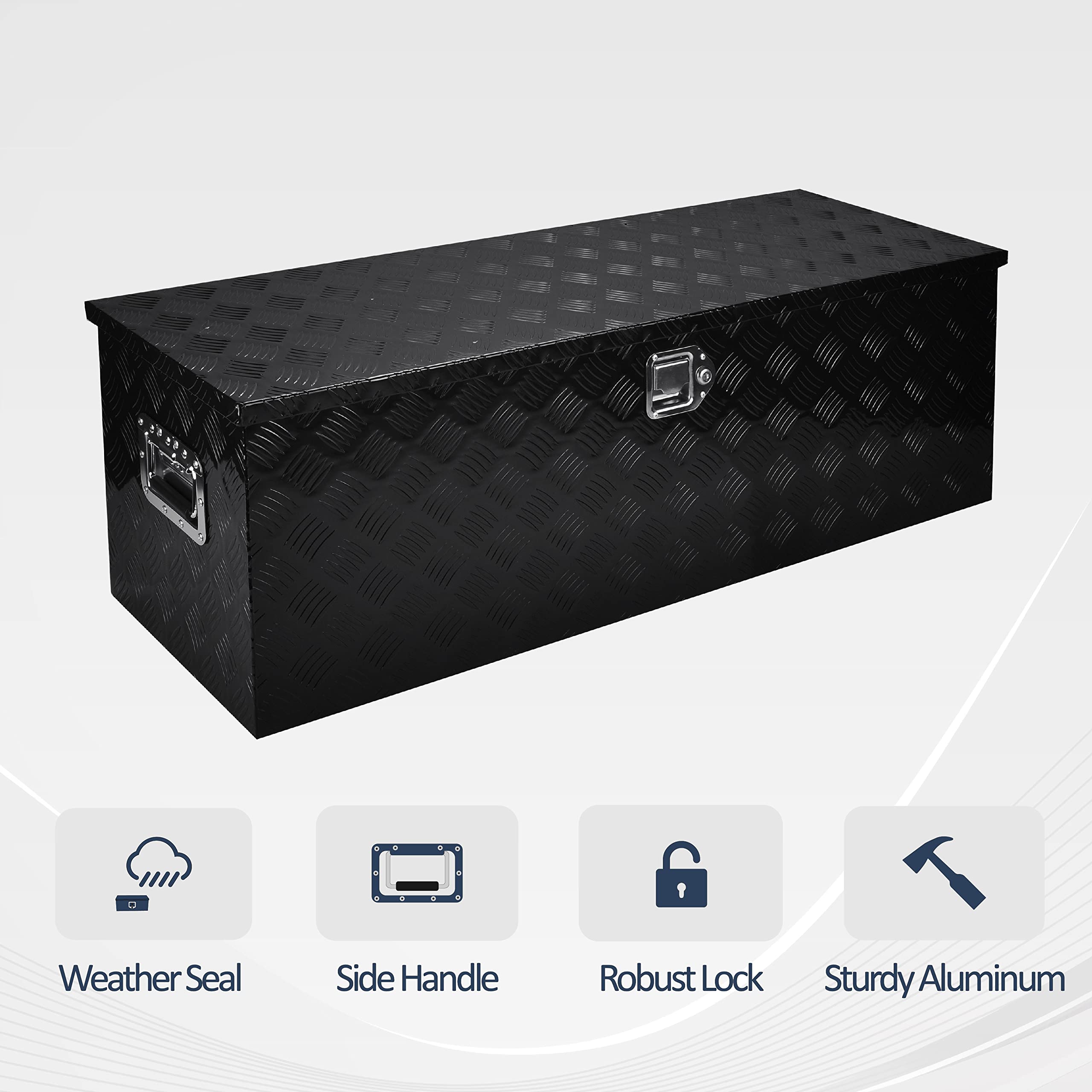 BATONECO PERFORMANCE Tool Boxes and Organizers, Aluminum Black, 44 x 15 x 15 Inches, 24.2 lbs