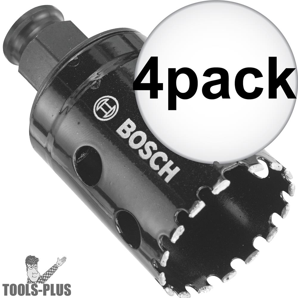 Bosch HDG134 Diamond Grit Hole Saw 13/4" 4Pack