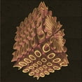 thumbnail image 1 of Ahgly Company Indoor Square Patterned Saddle Brown Area Rugs, 7' Square, 1 of 1
