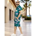 thumbnail image 4 of Conjunto Hombre Verano Camisa y Short a Juego Alberca Playa y Calor, 4 of 5