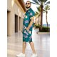 thumbnail image 4 of Conjunto Hombre Verano Camisa y Short a Juego Alberca Playa y Calor, 4 of 5