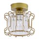 thumbnail image 1 of Lámpara de techo industrial de cristal, exquisita lámpara decorativa sencilla para casquillo E27 Oro, 1 of 9