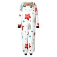 thumbnail image 5 of Odeerbi Matching Family Christmas Pajamas Sets Hooded Onesie Sleepwear Womens Cute Xmas Dwarf Print Plush Jumpsuit 2025 Long Sleeve Family Parent-Child Wear Loungewear Sleepwear Jammies for Mom, 5 of 6