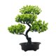 thumbnail image 5 of Árbol bonsái artificial de bienvenida, planta de escritorio en maceta, bonsái de interior, árbol bonsái falso Verde claro, 5 of 9