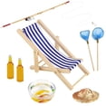 thumbnail image 2 of 8-Piece Miniature Fishing Rod Set for DIY Decoration- Perfect Decorate for All, 2 of 7