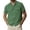 Green, variant on GrmtClth Shirts for Men Fit Slim Cotton Linen Top Classic Short Sleeve Tee Trendy Button Down Outfit Collared Royal Blue M